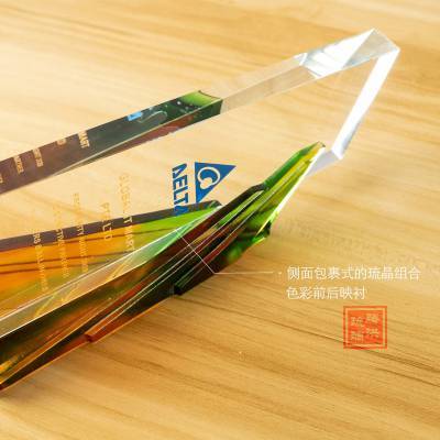 武汉琉璃奖杯定制 网络电子开发技能大赛与科技公司年会的荣耀象征